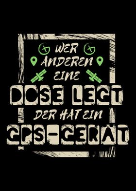 Motiv Geocache Spruch