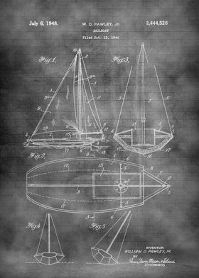Old sailboat patent