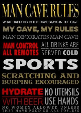 Man Cave Rules