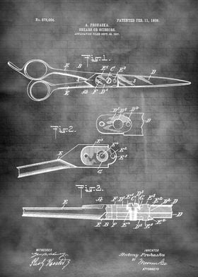 Old scissors patent