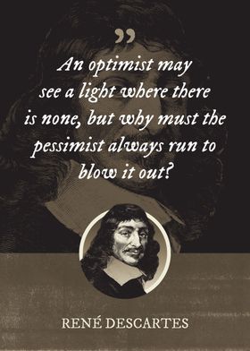 An optimist may see a
