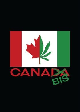 Canada marijuana flag