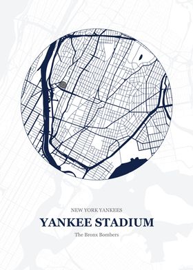 Yankee Stadium Map
