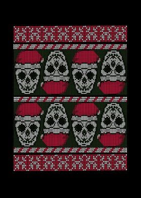 Ugly Christmas Skull