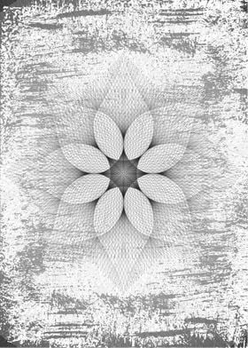 Black and White mandala 1