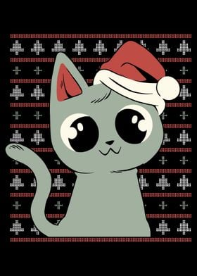 Ugly Christmas Cat