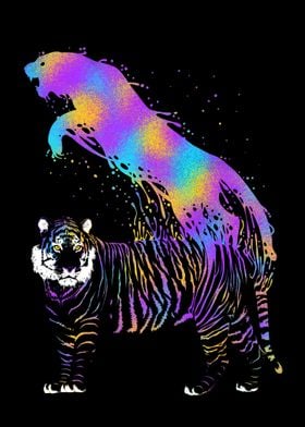 Tiger ink rainbow