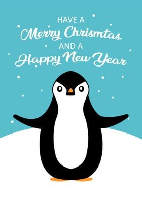 Merry Christmas Penguin