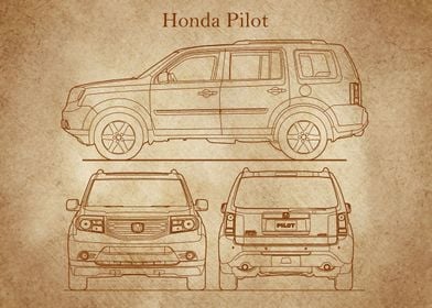 Honda Pilot 2013 Blueprint