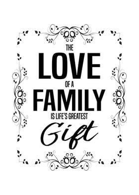 Love Family Gift Wall Art