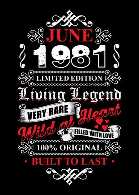 June Legends 1981