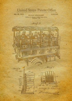 32 Military Truck Patent 