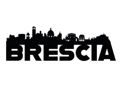 Brescia Italy Skyline Gift