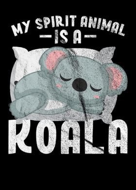 Spirit Koala Animal Sleep