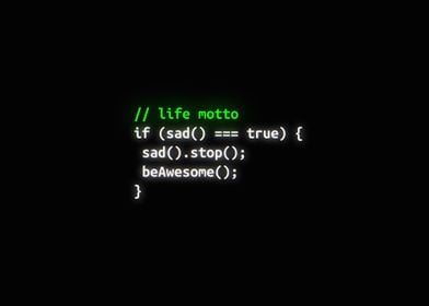 If Sad Code Hack