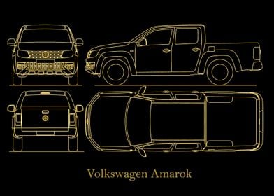 Volkswagen Amarok gold 