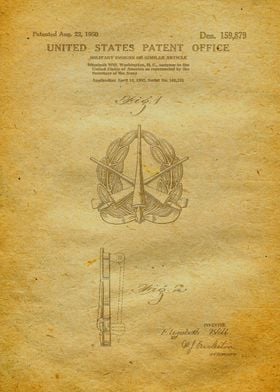 40 Army Insigne Patent