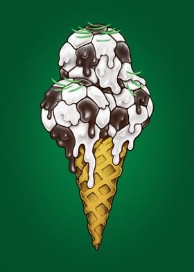 Ice Cream Soccer Balls