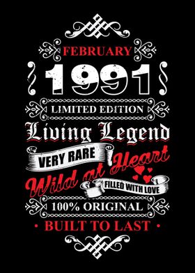 February Legends 1991