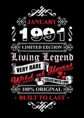 January Legends 1991