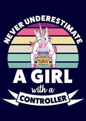 Girl with Controller Gift