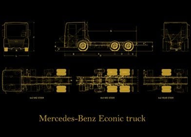 Mercedes Benz Econic gold 