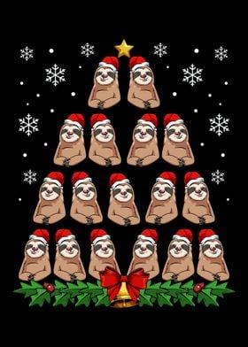 Funny Sloth Lover Christma