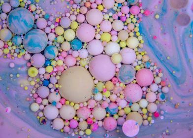 Bubbles Art Pear