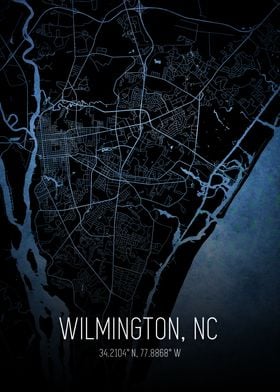 Wilmington NC Map