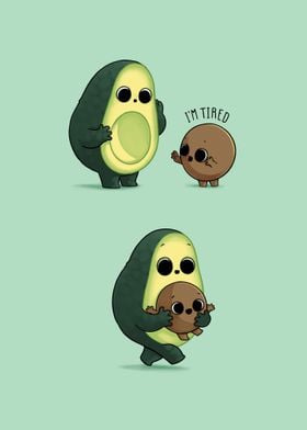 Tired avocado