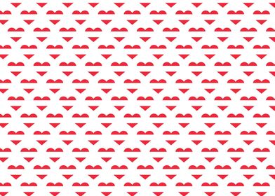 Love Austria flag Pattern