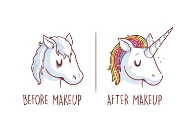 Before After Makeup