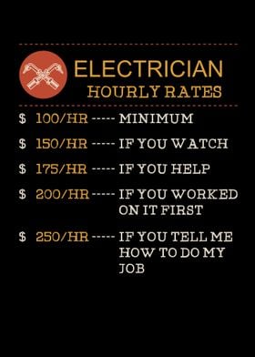 Funny Electrician Rate