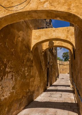 Gozo Citadel Narrow Street