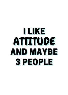 I Like Attitude And Maybe