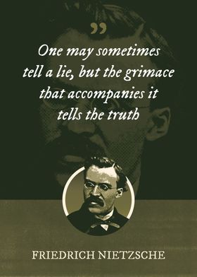 One may sometimes tell a