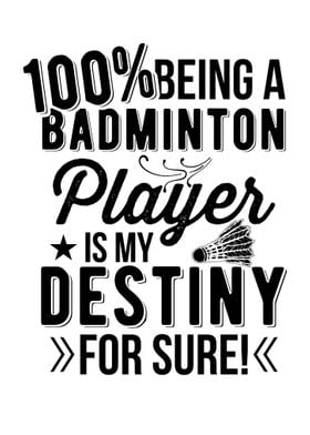 Badminton Player Gift