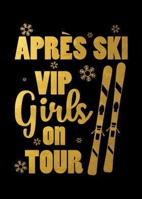 Ski Girls AprsSki Gift