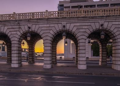 Parisian sunset