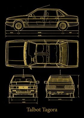 Talbot Tagora 1980 gold