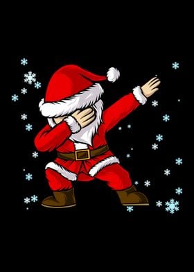 Funny Dabbing Santa