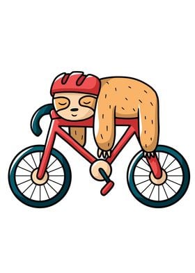 Cycling Sloth Lazy Animals