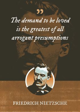 The demand to be loved is 