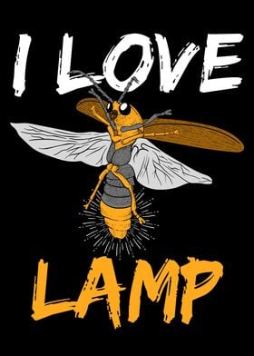 I Love Lamp Insect Firefly