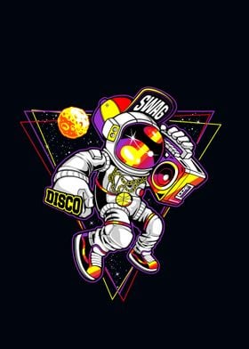 Astronaut Musician Hiphop