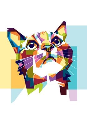 Cute Kitten WPAP