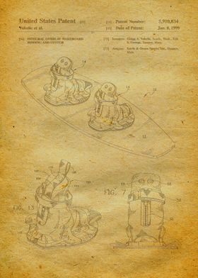 33 Wakeboard Patent 1999