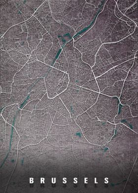 Brussels City Map