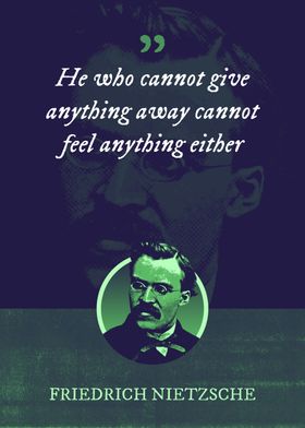 He who cannot give