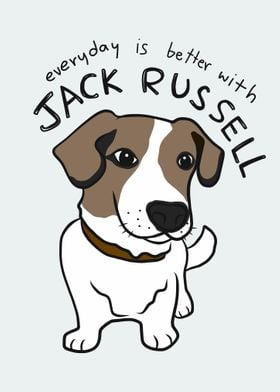 Everyday Jack Russell dog